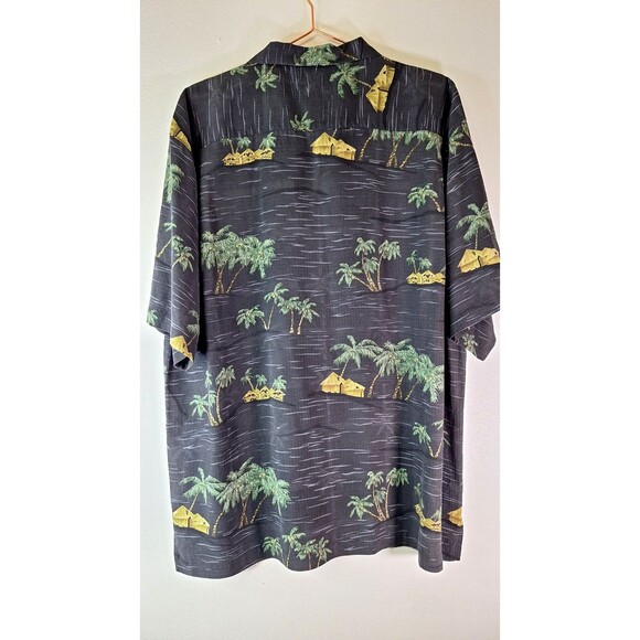 TOMMY BAHAMA 100% Silk Button Down Hawaiian Shirt Men's XL Tropical Beach Travel - Picture 2 of 6